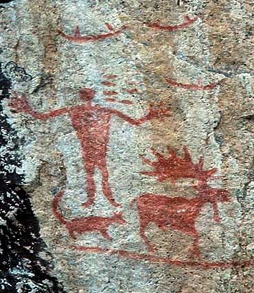 Hegman Lake petroglyph