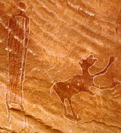 Horseshoe Canyon pictograph