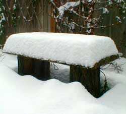 Snowy Bench